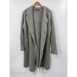 RUDSAK Hooded Open Front Cardigan Sweater Grey Size XS S
